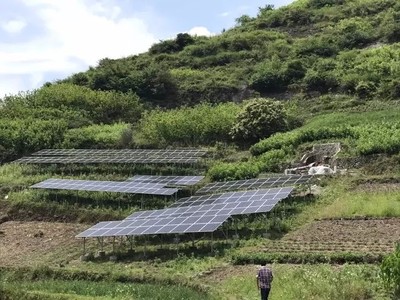 不惧阴影遮挡!微逆助力缙云县山地光伏扶贫项目